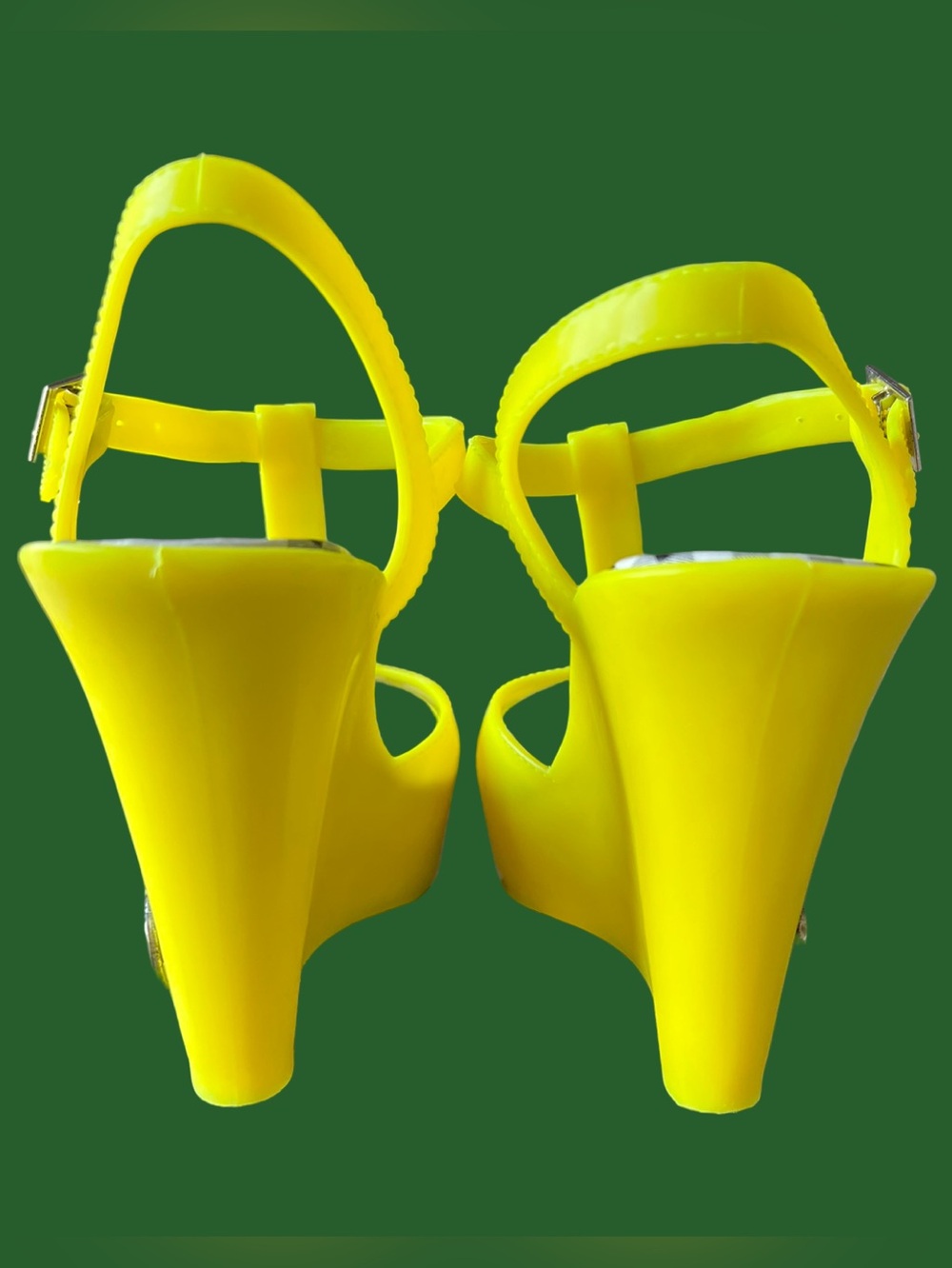 RARE Harajuku Lovers Quin Wedge Sandal - Gwen Stefani Y2K - Size 6 - Picture 5 of 8
